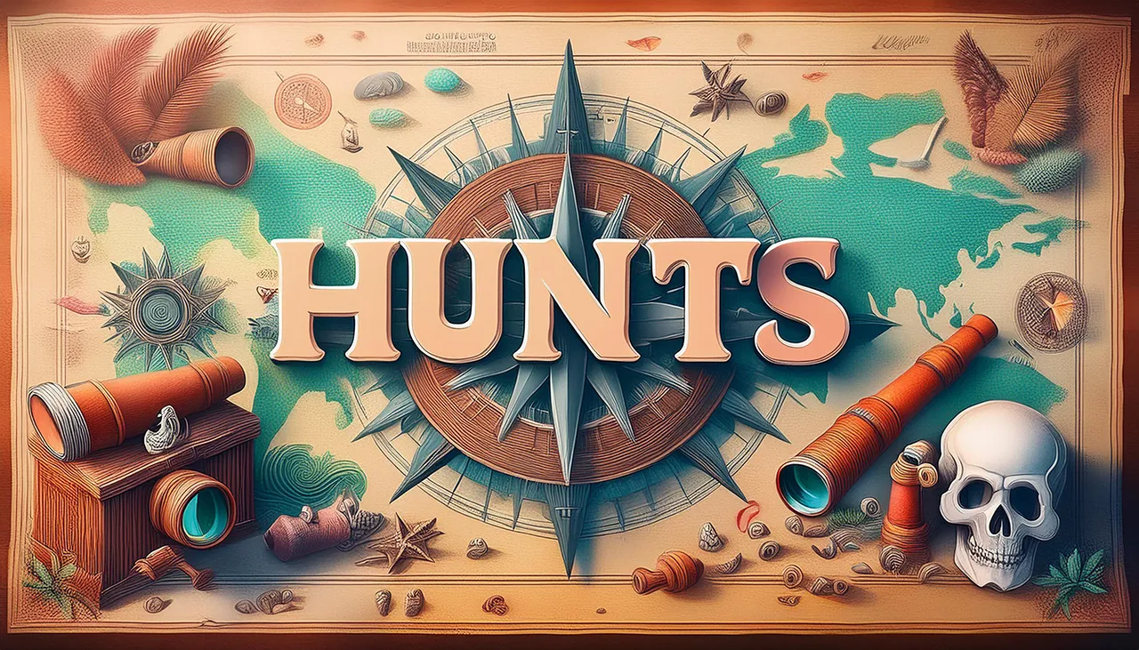 Virtual treasure hunts for employee engagement