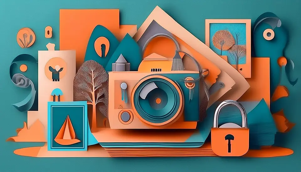 escape room games online - orange Camera